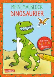 Mein Malblock: Dinosaurier Cover