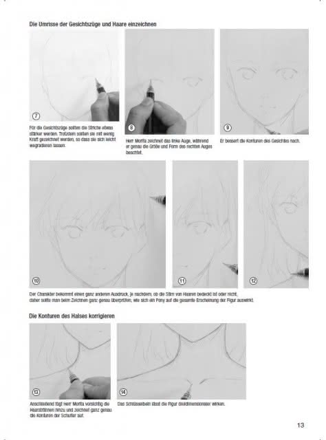 Manga-Skizzen zeichnen Book Flip 3
