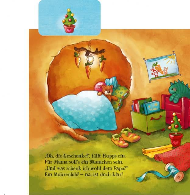 Hopps freut sich auf Weihnachten Book Flip 5