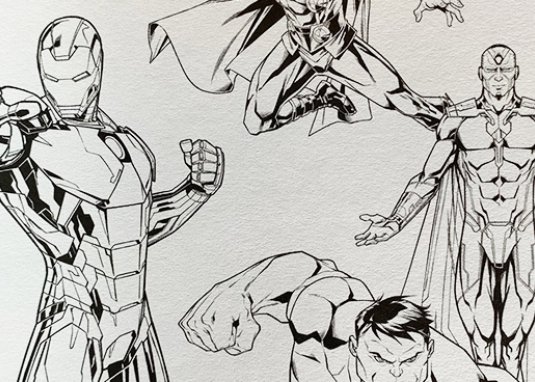Marvel Avengers Helden zum ausmalen Kinderbuch Ausmalbuch ab 5 Jahren
