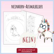 Das Neinhorn: Ausmalbilder