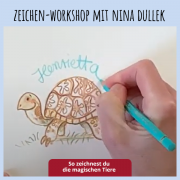 Zeichenworkshop Die Schule der magischen Tiere mit Nina Dullek