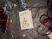  Weihnachtskarten basteln Kinder Weihnachtskarte Tannenbaum Anleitung