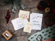  Weihnachtskarten basteln Kinder Weihnachtskartenideen Weihnachtskarten Fingerabdrücke