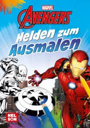 Marvel Avengers Helden zum ausmalen Kinderbuch Ausmalbuch ab 5 Jahren