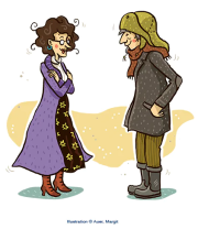 Miss Cornfield und Mister Morrison - Kinderbuch-Heldin und -Held aus Die Schule der magischen Tiere