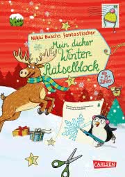 Mein dicker Winter-Rätselblock Kinderbeschäftigung ab 8 Jahren