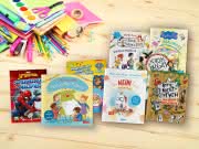 Ausmalbücher, Bastelbücher, Rätselbücher mit Lieblingsfiguren von Kindern