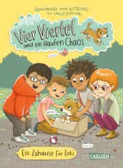 Vier Viertel und ein Haufen Chaos: Ein Zuhause für Loki Kinderbuch ab 6 Jahren
