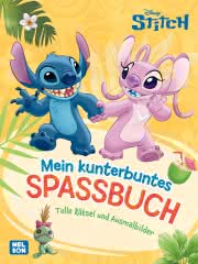 Disney Stitch: Mein kunterbuntes Spaßbuch Beschäftigungsbuch ab 4 Jahren 