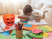 Basteln für Halloween mit Kindern - Bastelvorlagen und Bastelideen für die Halloween-Deko