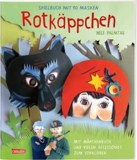 Cover Rotkäppchen Spielbuch mit 10 Masken