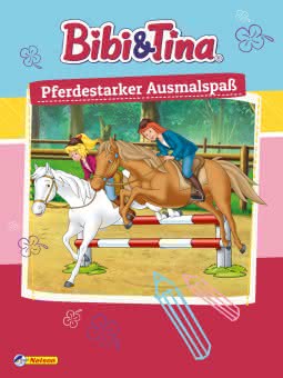 Cover Bibi und Tina Pferdestarker Ausmalspaß