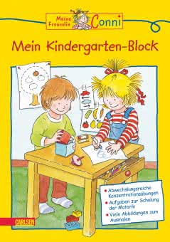 Cover Conni gelbe Reihe mein Kindergartenblock