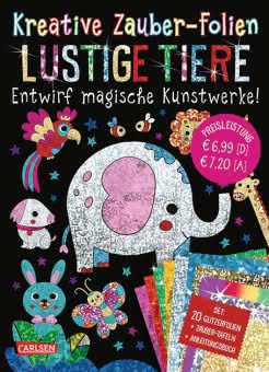 Kreative Zauber-Folien Lustige Tiere Cover