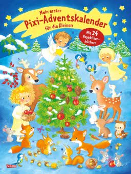 Mein erster Pixi-Adventskalender für die Kleinen - mit 24 Pappbilderbüchern - 2022 Cover