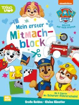 PAW Patrol: Große Helden - Kleine Künstler: Mein erster Mitmachblock Cover