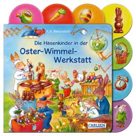 Die Hasenkinder in der Oster-Wimmel-Werkstatt ab 2 Jahren