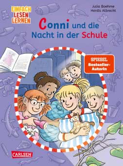 Lesen lernen mit Conni: Conni und die Nacht in der Schule Kinderbuch ab 6 Jahren
