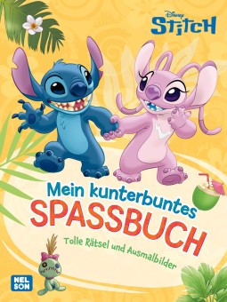 Disney Stitch: Mein kunterbuntes Spaßbuch Beschäftigungsbuch ab 4 Jahren 