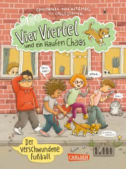 Vier Viertel und ein Haufen Chaos 2: Der verschwundene Fußball Kinderbuch ab 6 Jahren