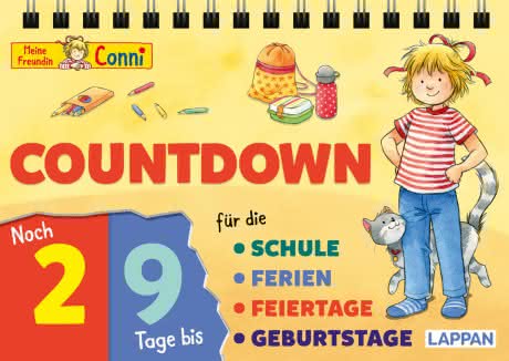Countdown für die Schule mit Conni ab 5 Jahren