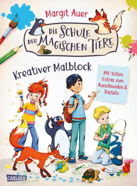 Die Schule der magischen Tiere Kreativer Malblock für Kinder ab 6 Jahren