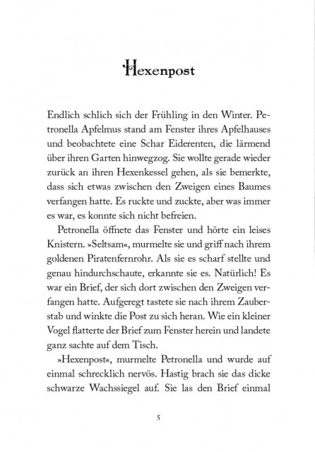 Petronella Apfelmus: Hexenfest und Waldgeflüster_Innenseite