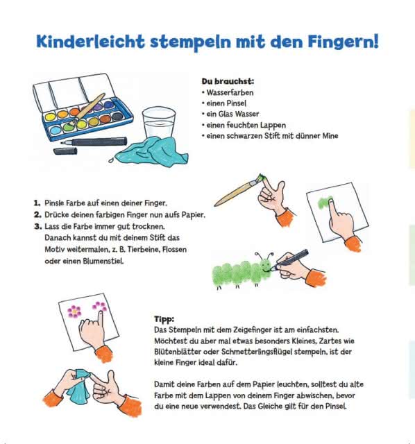 Mein buntes Fingerstempel-Buch BookFlip 1