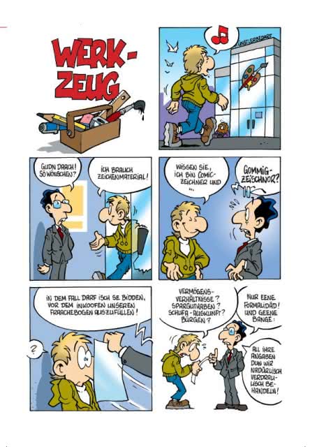 Comic-Zeichenkurs Book Flip 1