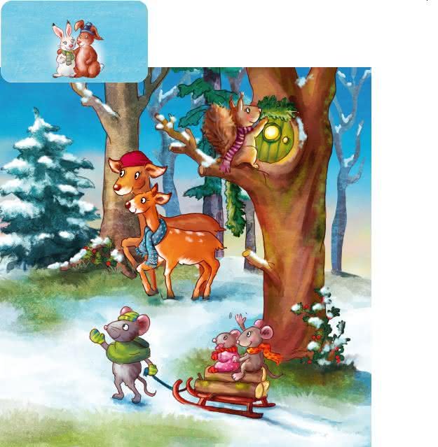 Hopps freut sich auf Weihnachten Book Flip 2