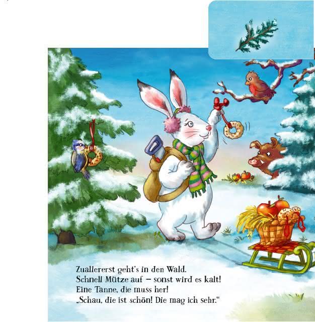 Hopps freut sich auf Weihnachten Book Flip 3