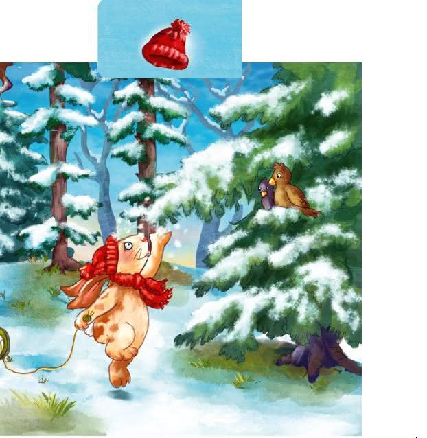 Hopps freut sich auf Weihnachten Book Flip 4