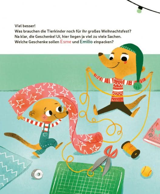 Wilde Weihnachten mit den Tierkindern Book Flip 7