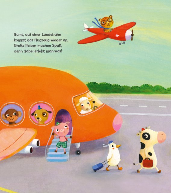 Mein erstes Vorlese-Bilderbuch: Tiere, Kinder, Fahrzeuge ... Innenseite