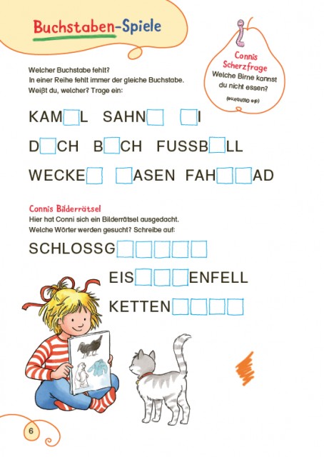 Conni Gelbe Reihe (Beschäftigungsbuch): Alles für die 1. Klasse Innenseite