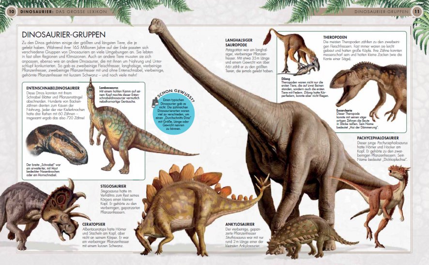 Dinosaurier - Das große Lexikon Innenseite