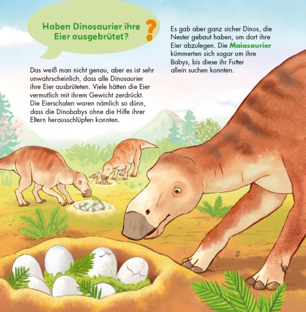 Frag doch mal die Maus - Dinosaurier Innenseite