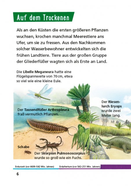 Pixi Wissen 74: Dinosaurier und Urzeittiere Innenseite