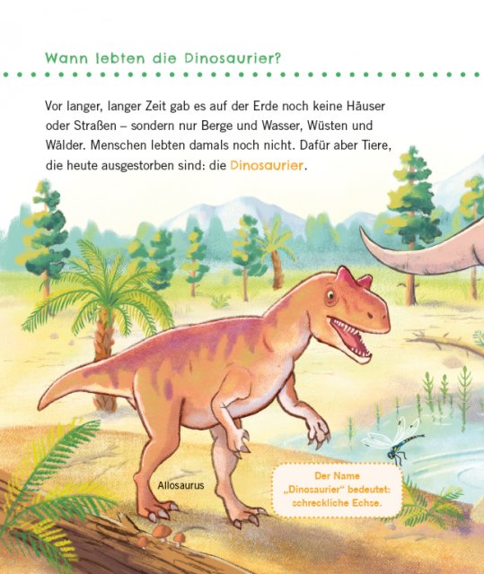 Unkaputtbar: Erstes Wissen: Dinosaurier Innenseite