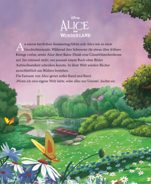 Alice im Wunderland Innenseite