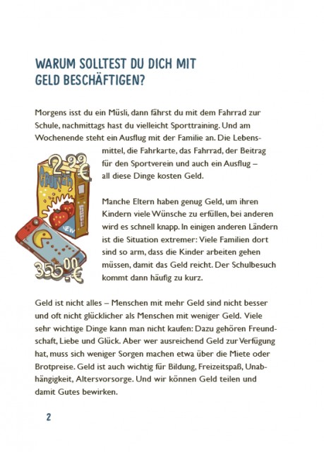 Das kleine Buch vom Geld Innenseite