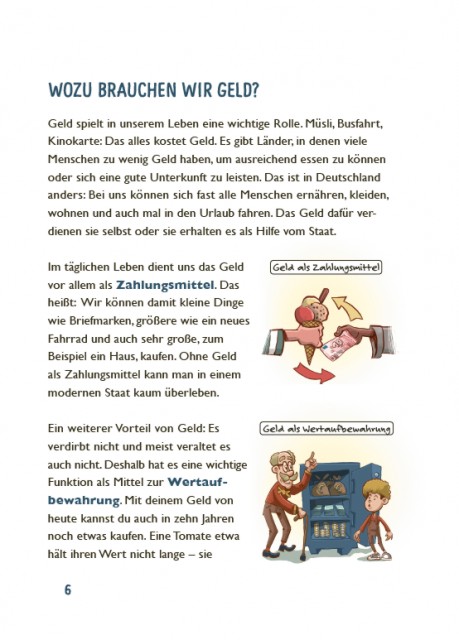 Das kleine Buch vom Geld Innenseite