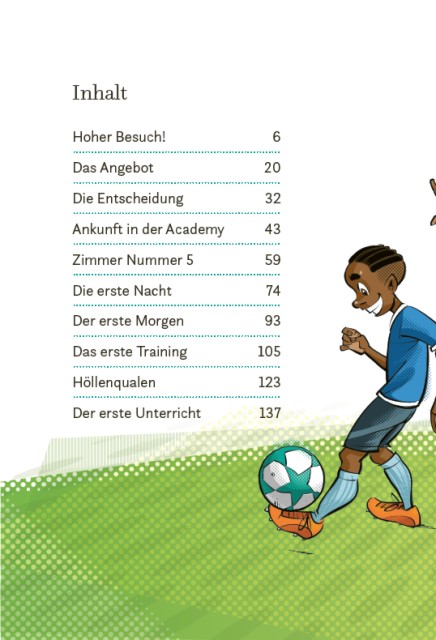 Fußball Academy 1: Eine wichtige Entscheidung Innenseite