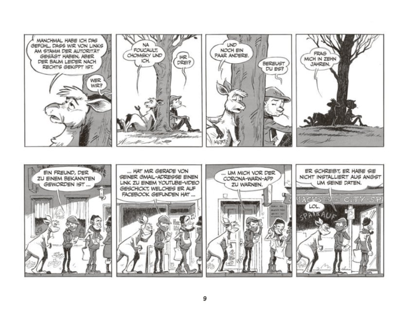 Die Känguru-Comics 1: Also ICH könnte das besser Innenseite