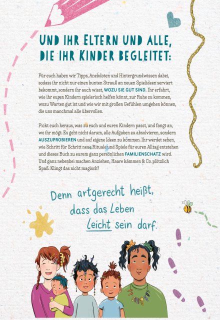 Text für Eltern von Autorin Spiele & Rituale für euren Alltag