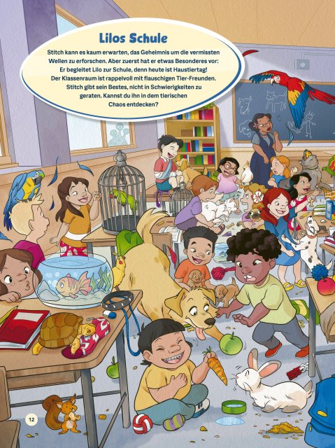 Wo ist Stitch? Lilos Schule