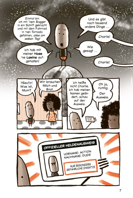 Action Dude: Zoff im Freizeitpark Seite 3 Kinderbuch ab 8 Jahren