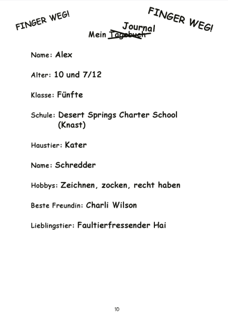 Die ganze Wahrheit über die 5. Klasse bookflip Inhalt Seite 4