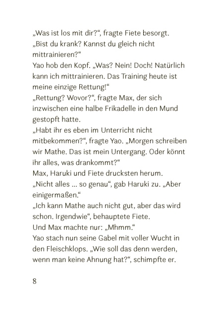 Fußball Academy 7: Ein wahres Wunder bookflip Inhalt Seite 4